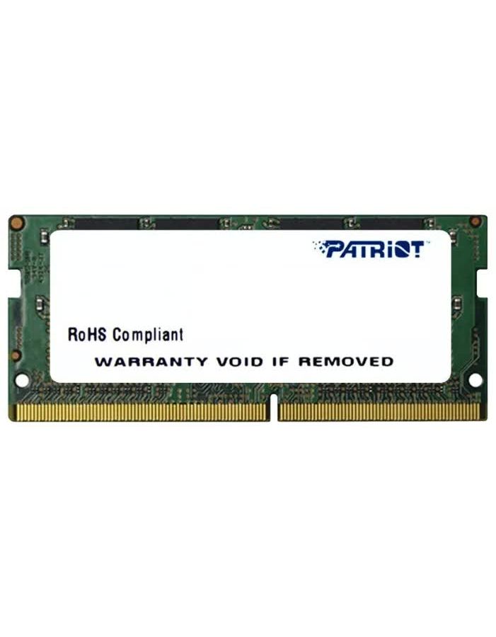 Оперативная память Patriot 8Gb DDR4 SO-DIMM (PSD48G240081S) оперативная память patriot ddr4 so dimm 2666mhz 4gb psd44g266681s