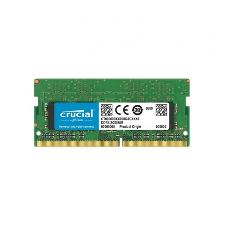 Память оперативная DDR4 Crucial 8GB 2666MHz SODIMM (CT8G4SFS8266) - фото 1