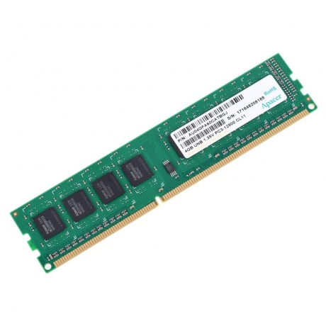 Оперативная память Apacer 4GB DDR3 UDIMM (AU04GFA60CATBGJ/DG.04G2K.KAM) - фото 1