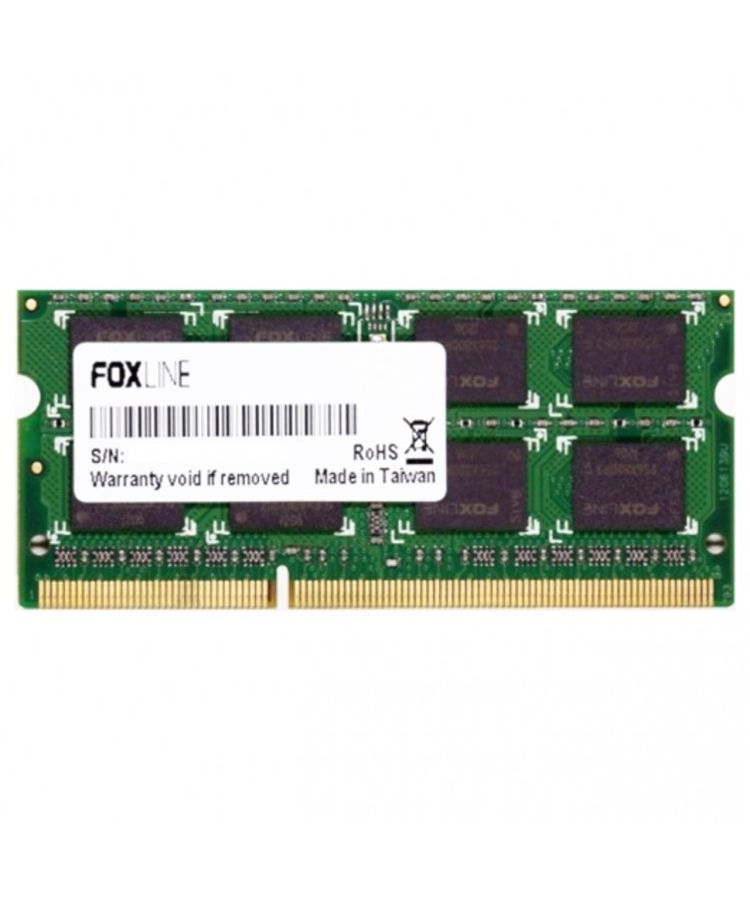 Память оперативная DDR3 Foxline 4Gb 1600MHz (FL1600D3S11S1-4G) оперативная память foxline 4gb ddr3 dimm fl1600d3u11sl 4g