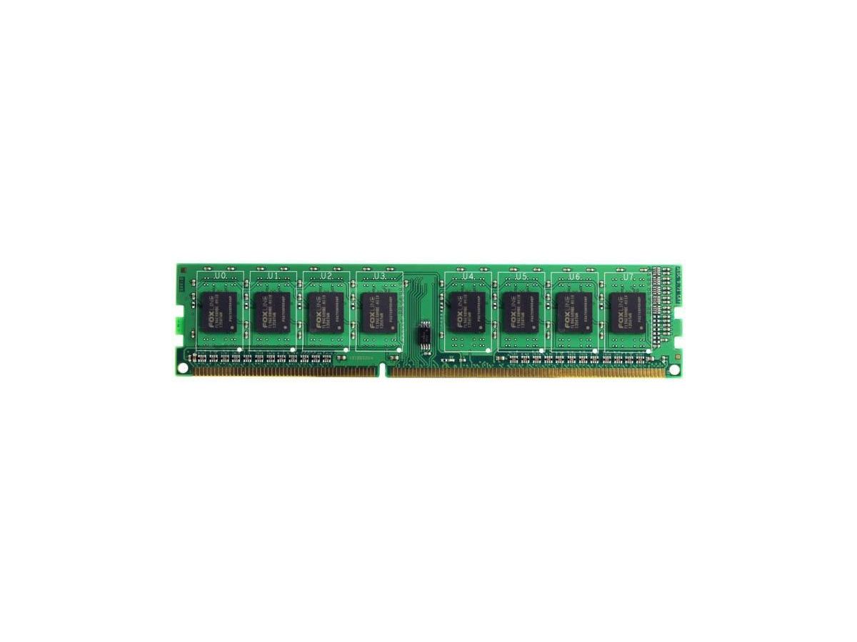 Память оперативная DDR3 Foxline 2Gb 1600MHz (FL1600D3U11S1-2G) оперативная память crucial ddr 3 ddr3 4 гб 8 гб 1600 мгц 1333 мгц 8 гб dimm 240 pin ddr3 pc3 10600u dimm desktop