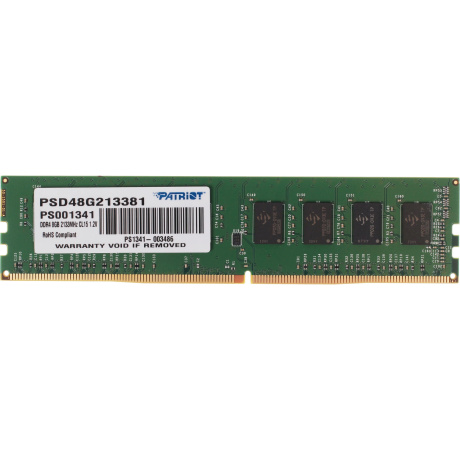 Память оперативная DDR4 Patriot Memory 8Gb 2133MHz (PSD48G213381S)
