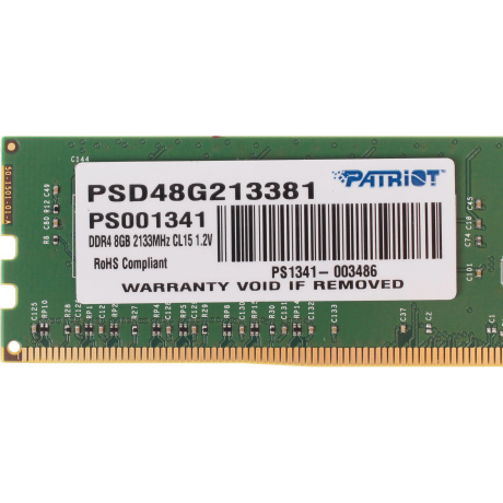 Память оперативная DDR4 Patriot Memory 8Gb 2133MHz (PSD48G213381S) - фото 3