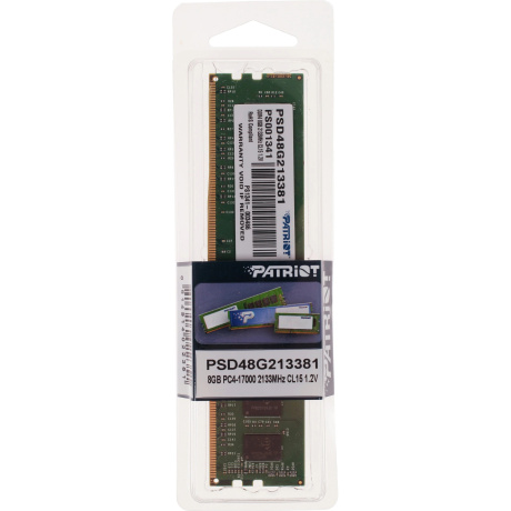 Память оперативная DDR4 Patriot Memory 8Gb 2133MHz (PSD48G213381S) - фото 4