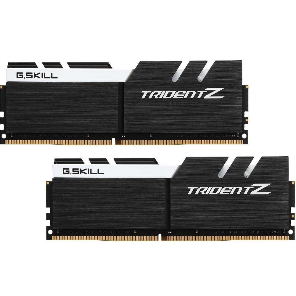Память оперативная DDR4 G.Skill Trident Z 32Gb (2x16Gb) 3200MHz (F4-3200C16D-32GTZKW) модуль памяти g skill trident z f4 3200c16d 16gtzsw