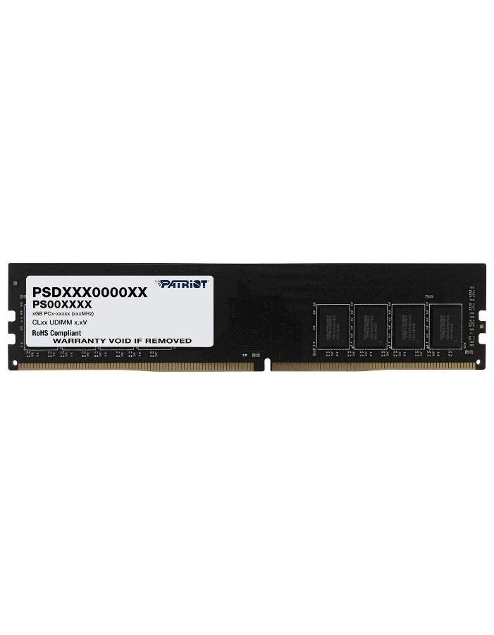 Память оперативная DDR4 Patriot Signature 16Gb 3200MHz (PSD416G32002) оперативная память patriot signature psp416g320081h1 ddr4 16гб 3200мгц