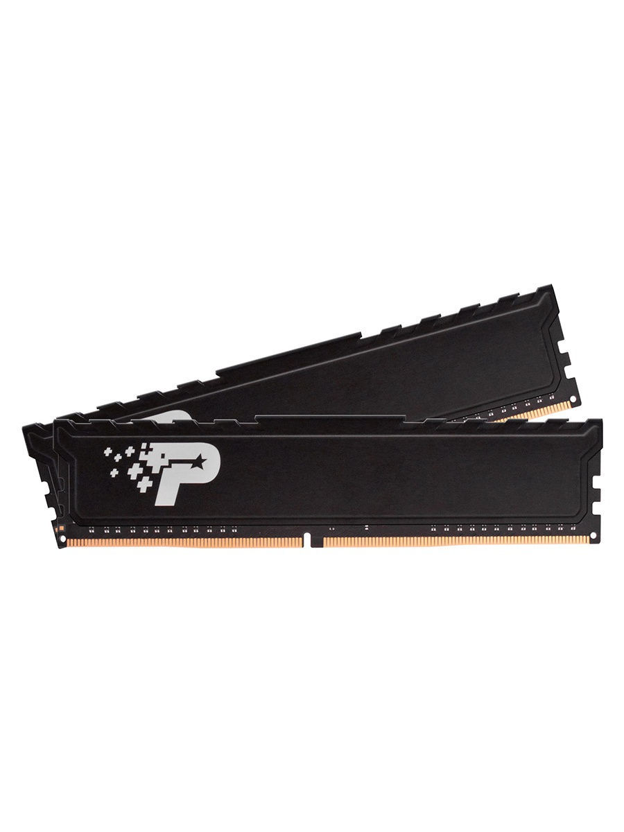 Память оперативная DDR4 Patriot Signature 64Gb (16Gbx2) 3200MHz (PSP464G3200KH1) память оперативная ddr4 samsung 64gb 3200mhz m386a8k40dm2 cwely