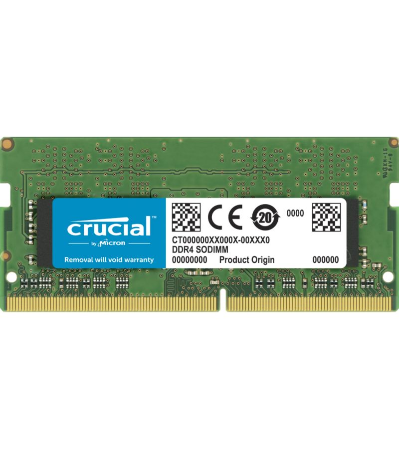 цена Память оперативная DDR4 Crucial 32Gb 3200MHz (CT32G4SFD832A)