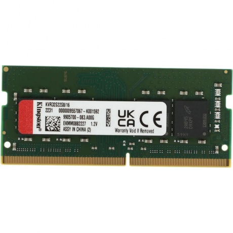 Память оперативная DDR4 Kingston 16Gb 3200MHz (KVR32S22S8/16) - фото 4
