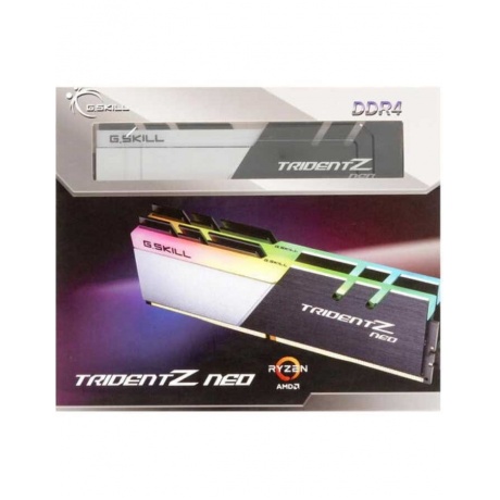 Память оперативная DDR4 G.Skill Trident Z Neo 32Gb Kit (2x16Gb) 3200MHz (F4-3200C16D-32GTZN) - фото 8