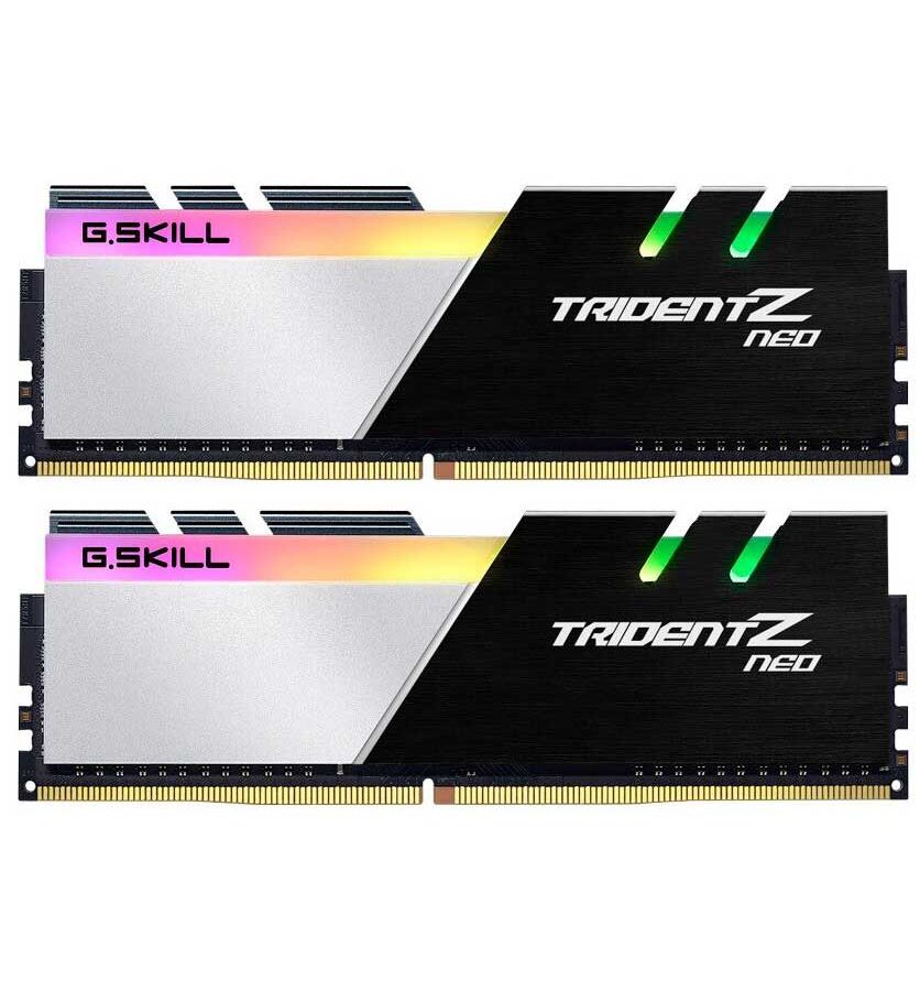 Память оперативная DDR4 G.Skill Trident Z Neo 32Gb Kit (2x16Gb) 3200MHz (F4-3200C16D-32GTZN) оперативная память 16 gb 3200 mhz g skill trident z neo f4 3200c16d 16gtzn
