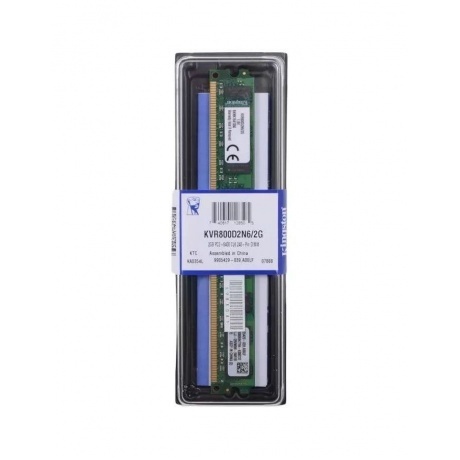 Память оперативная DDR2 Kingston 2Gb 800MHz (KVR800D2N6/2G) - фото 4