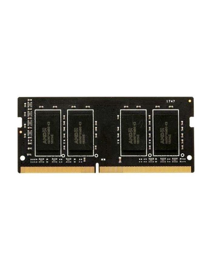 модуль памяти amd radeon entertainment series gaming memory 32gb ddr5 5200 dimm black Память оперативная DDR4 AMD 8Gb 2666MHz (R748G2606S2S-UO)
