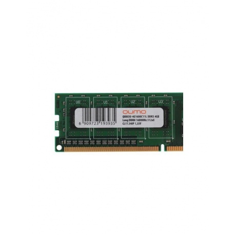 Память оперативная DDR3 Qumo 4Gb 1600MHz (QUM3U-4G1600C11L) - фото 3