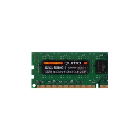 Память оперативная DDR3 Qumo 8Gb 1600MHz (QUM3U-8G1600C11R) - фото 3