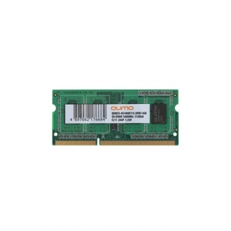Память оперативная DDR3 Qumo 4Gb 1600MHz (QUM3S-4G1600C11L)