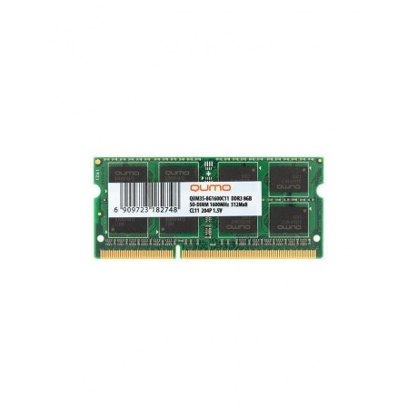 Память оперативная DDR3 Qumo 8Gb 1600MHz (QUM3S-8G1600C11R) - фото 1