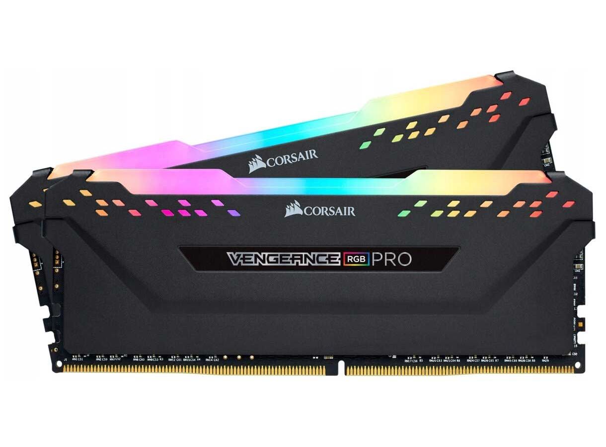 цена Память оперативная DDR4 Corsair Vengeance RGB Pro 16Gb 3200MHz (CMH16GX4M2E3200C16)