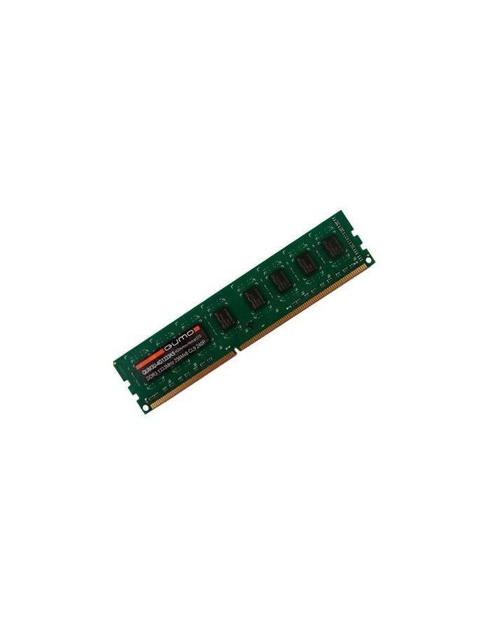 Память оперативная DDR3 Qumo 4Gb 1333MHz (QUM3U-4G1333K9) оперативная память для компьютера qumo qum3u 8g1600c11l dimm 8gb ddr3 1600mhz