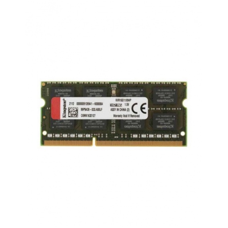 Память оперативная DDR3 Kingston 8Gb 600MHz (KVR16S11/8WP) - фото 1