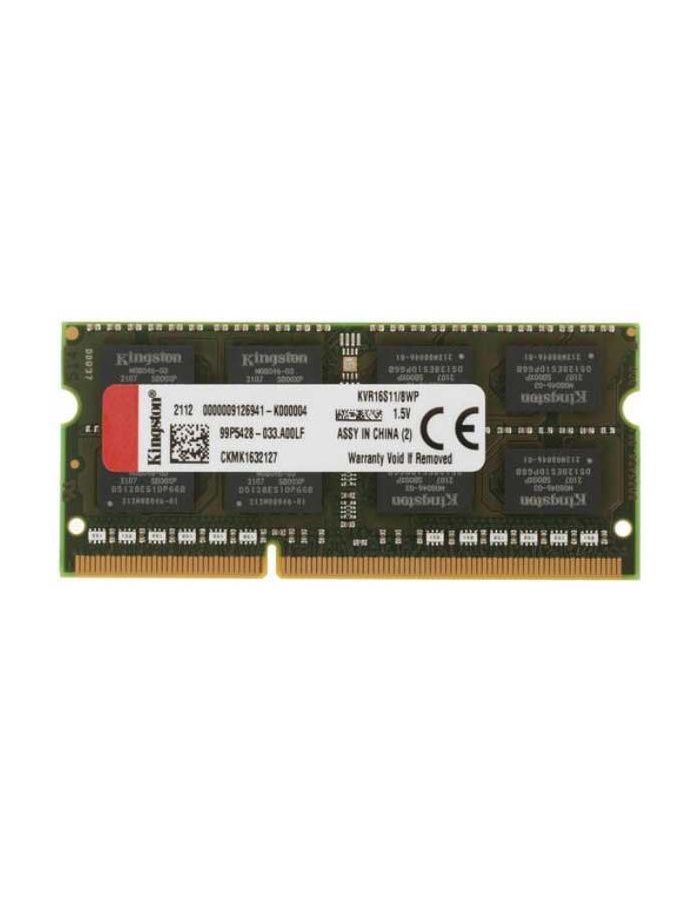Память оперативная DDR3 Kingston 8Gb 600MHz (KVR16S11/8WP) модуль памяти kingston ddr3 sodimm 8gb 1600mhz kvr16s11 8wp