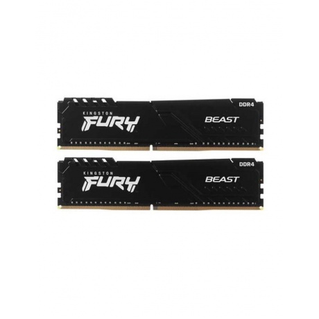 Память оперативная DDR 4 Kingston FURY Beast 64Gb 3200Mhz (KF432C16BBK2/64) - фото 2