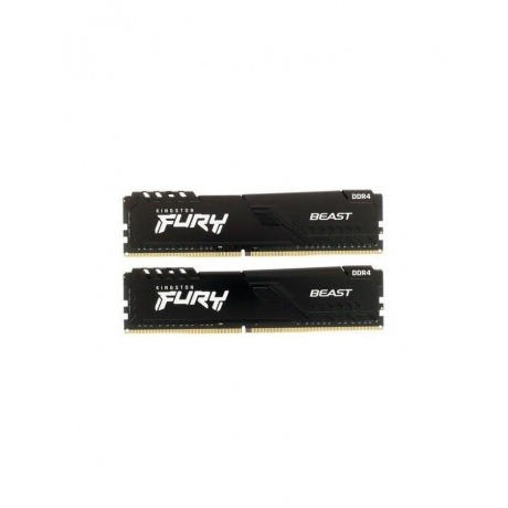 Память оперативная DDR 4 Kingston FURY Beast 16Gb 3733Mhz (KF437C19BBK2/16) - фото 1