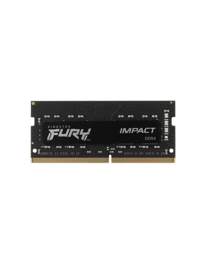 Память оперативная Kingston FURY Impact SO-DIMM DDR 4 8Gb 3200Mhz (KF432S20IB/8) оперативная память kingston ddr4 so dimm 3200mhz 8gb kf432s20ib 8