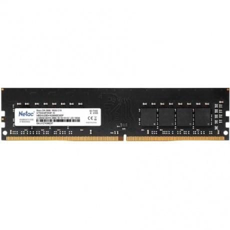 Память оперативная Netac DDR 4 DIMM 16Gb 2666Mhz (NTBSD4P26SP-16)