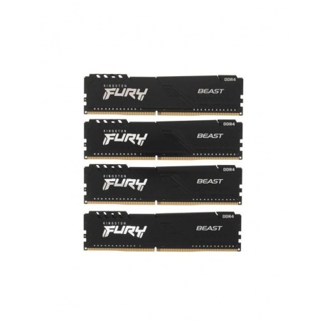 Память оперативная DDR4 Kingston Fury Beast 16GB 2666MHz (KF426C16BBK4/16) - фото 1