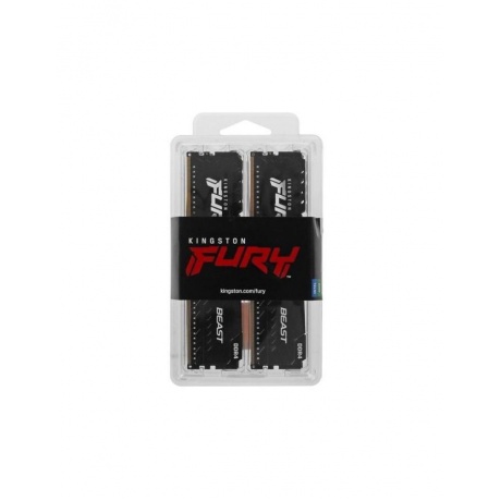 Память оперативная DDR4 Kingston Fury Beast 16GB 2666MHz (KF426C16BBK4/16) - фото 3