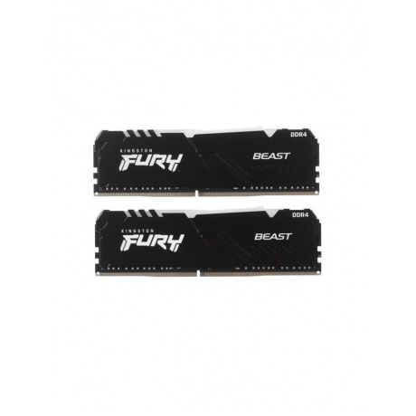 Память оперативная DDR4 Kingston Fury Beast 16GB 3200MHz (KF432C16BBAK2/16) - фото 2