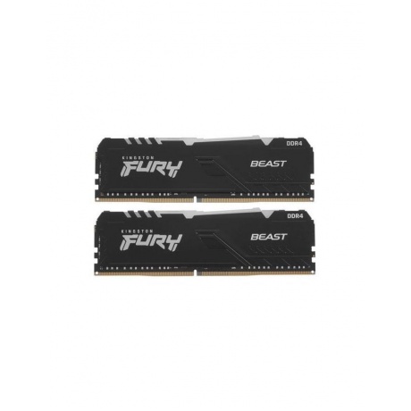 Память оперативная DDR4 Kingston Fury Beast 16GB 3733MHz (KF437C19BBAK2/16) - фото 2