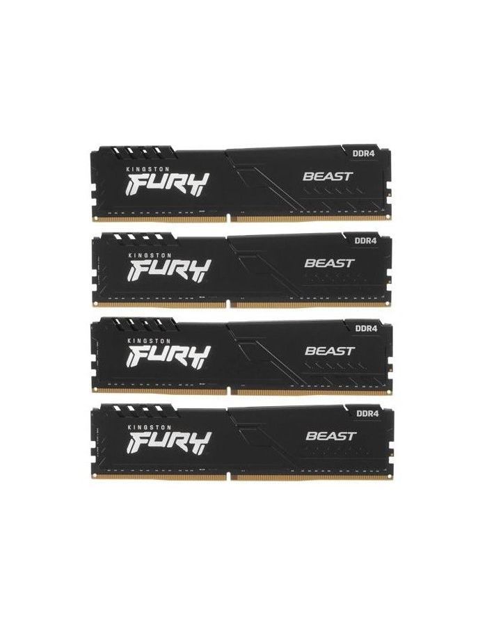 Память оперативная DDR4 Kingston Fury Beast 32GB 2666MHz (KF426C16BBK4/32) оперативная память для компьютера kingston fury