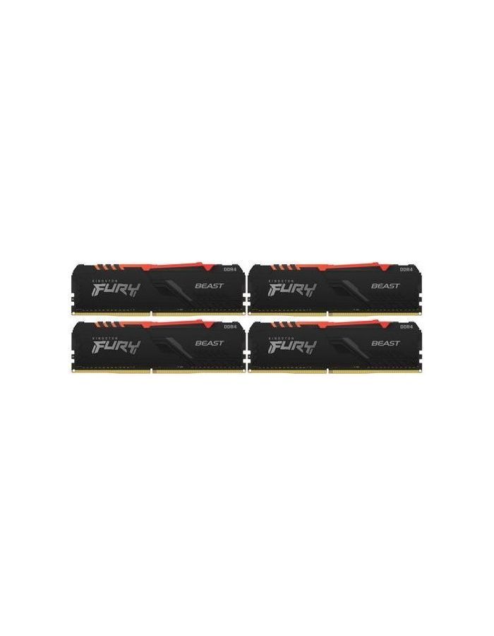 цена Память оперативная DDR4 Kingston Fury Beast 32GB 2666MHz (KF426C16BBAK4/32)