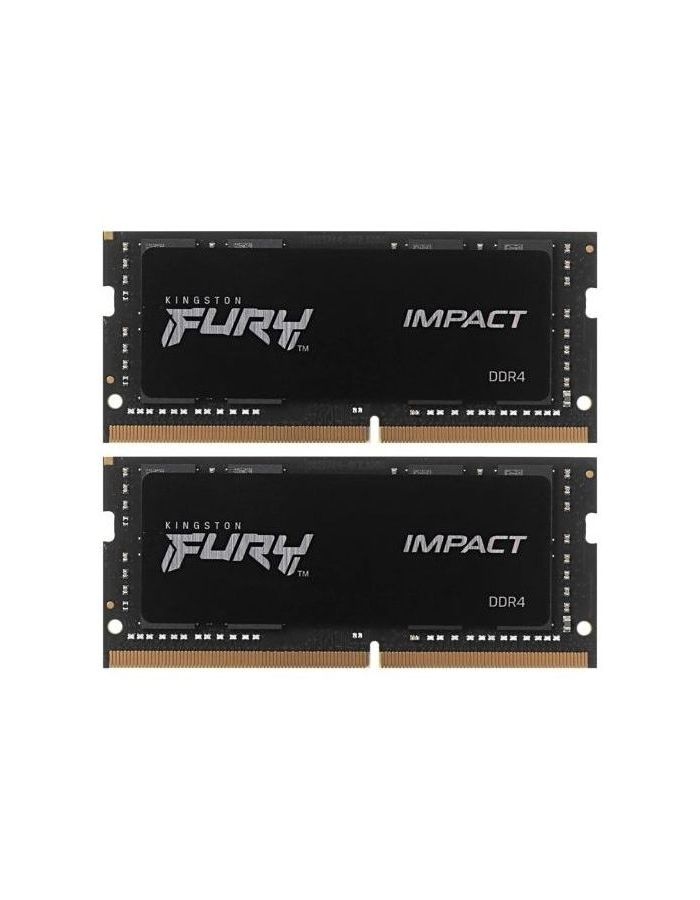 Память оперативная DDR4 Kingston 32GB 2666MHz (KF426S15IB1K2/32) kingston 64gb 2666mhz ddr4 cl16 sodimm kit of 2 fury impact