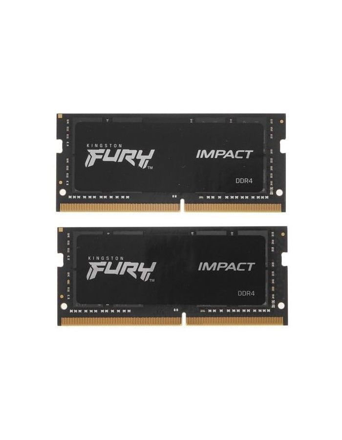 Память оперативная DDR4 Kingston 64GB 3200MHz (KF432S20IBK2/64) kingston 32gb 2666mhz ddr4 cl15 sodimm kit of 2 1gx8 fury impact