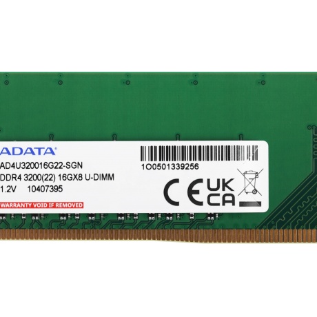 Память оперативная DDR4 A-Data 16GB PC25600 (AD4U320016G22-SGN) - фото 3