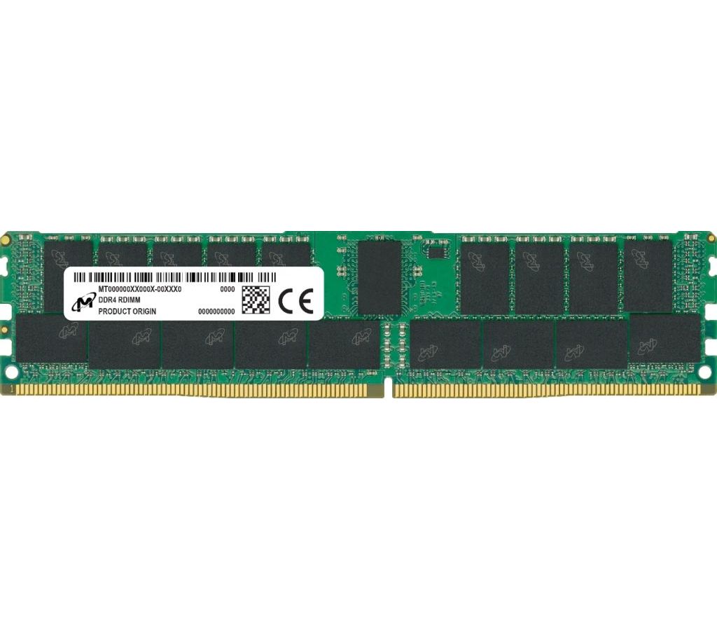 Память оперативная DDR4 Micron 64Gb 3200MHz (MTA36ASF8G72PZ-3G2B2) память оперативная ddr4 samsung 64gb 3200mhz m386a8k40dm2 cwely
