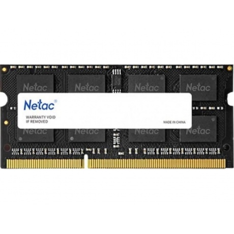 Память оперативная DDR3L Netac PC12800 4Gb 1600Mhz (NTBSD3N16SP-04) - фото 2