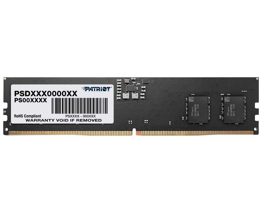 Память оперативная DDR5 Patriot 8Gb 4800MHz (PSD58G480041) модуль памяти dimm 16gb ddr5 4800 kit2 psd516g4800k patriot