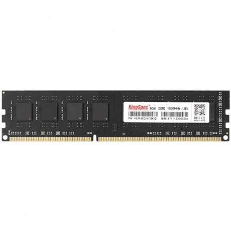 

Память оперативная DDR3L Kingspec 8Gb 1600MHz (KS1600D3P13508G)