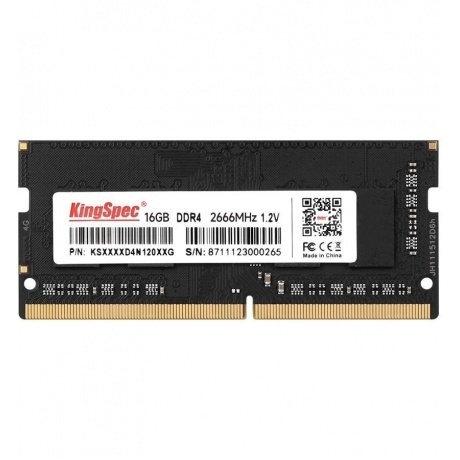 

Память оперативная DDR4 Kingspec 16Gb 2666MHz (KS2666D4N12016G)