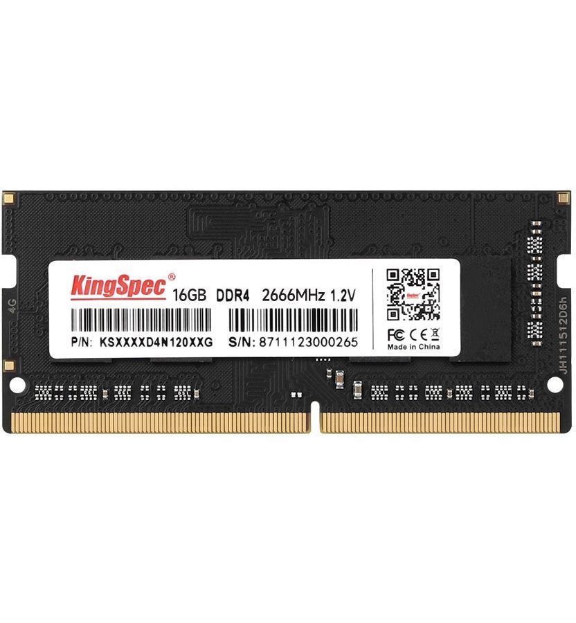 цена Память оперативная DDR4 Kingspec 16Gb 2666MHz (KS2666D4N12016G)