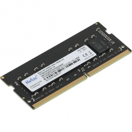 Память оперативная DDR4 Netac 16Gb 3200MHz (NTBSD4N32SP-16) - фото 4