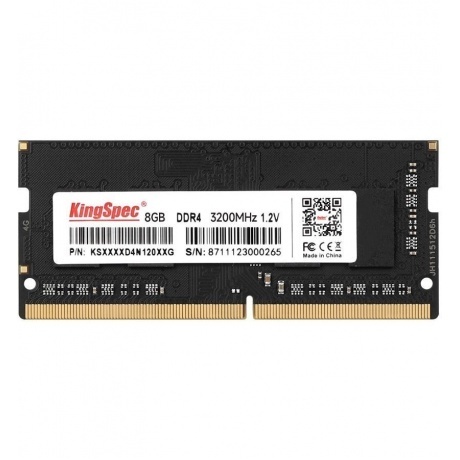 

Память оперативная DDR4 Kingspec 8Gb 3200MHz (KS3200D4N12008G)
