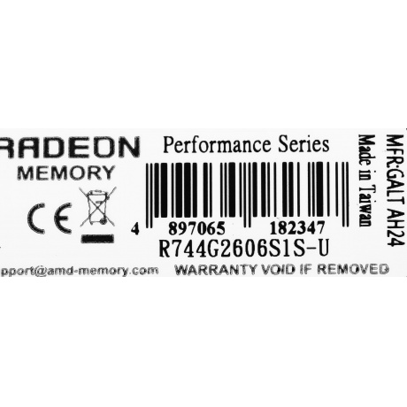 Память оперативная DDR4 AMD 4Gb 2666MHz (R744G2606S1S-U) - фото 9