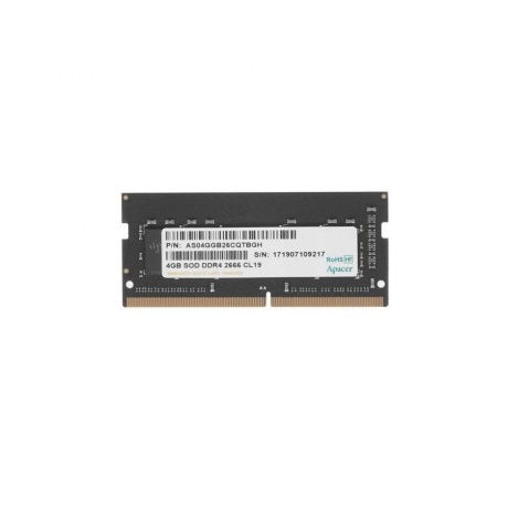 Память оперативная DDR4 Apacer 4GB PC21300 SODIMM (ES.04G2V.KNH) - фото 1