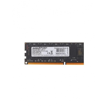 Память оперативная DDR3 AMD 8Gb 1600MHz (R538G1601U2S-U) - фото 3
