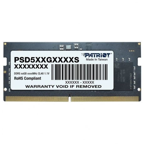 Память оперативная DDR5 Patriot 16Gb 4800MHz (PSD516G480081S) - фото 1